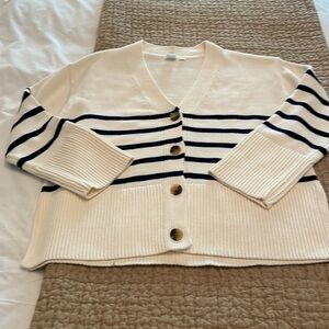 Gap Striped Cardigan Sweater - Size S